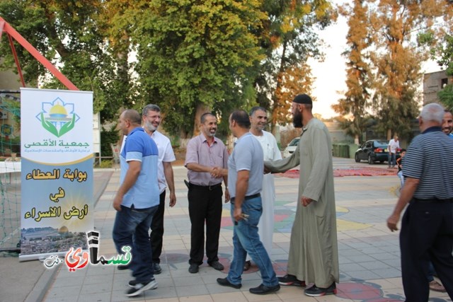 جمعية ​الأقصى تجمع على مائدتها المسلمين والمسيحيين في افطار مدينة الرملة